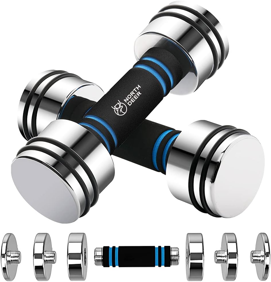 Northdeer Steel Dumbbells Set 2.5 kg / 5 kg / 7.5 kg / 10 kg / 15 kg / 25 kg